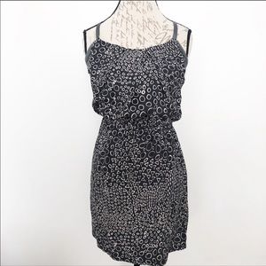 Casual Grey Sleeveless Silk Dress Size S